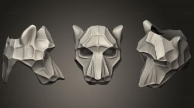 3D model Low Poly Dog Ring (STL)